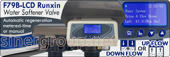 (Select show image to see the remote contents of this message) F79B-LCD Runxin water softener valve regeneration meter time