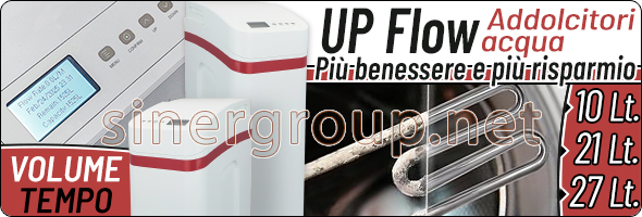 (Per mostrare i contenuti remoti di questo messaggio clicca su mostra immagini) CS27H UP Flow addolcitore acqua rigenerazione volume tempo
