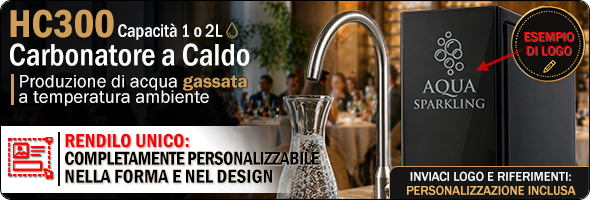 (Per mostrare i contenuti remoti di questo messaggio clicca su mostra immagini) Carbonatore a Caldo HC300 nero 1 o 2 lt