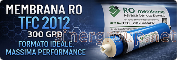 (Per mostrare i contenuti remoti di questo messaggio clicca su mostra immagini) Membrana RO TFC 2012 - 300GPD