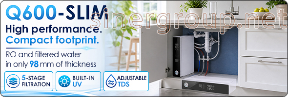 (Select show image to see the remote contents of this message) Q600-SLIM direct flow reverse osmosis with 2-way faucet with TDS regulator